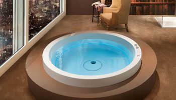 Minipiscine idromassaggio con cromoterapia